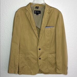 Cremieux Men’s Summer Blazer Neutral Khaki Beige Medium